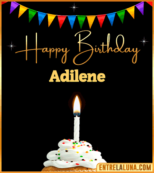 GiF Happy Birthday Adilene